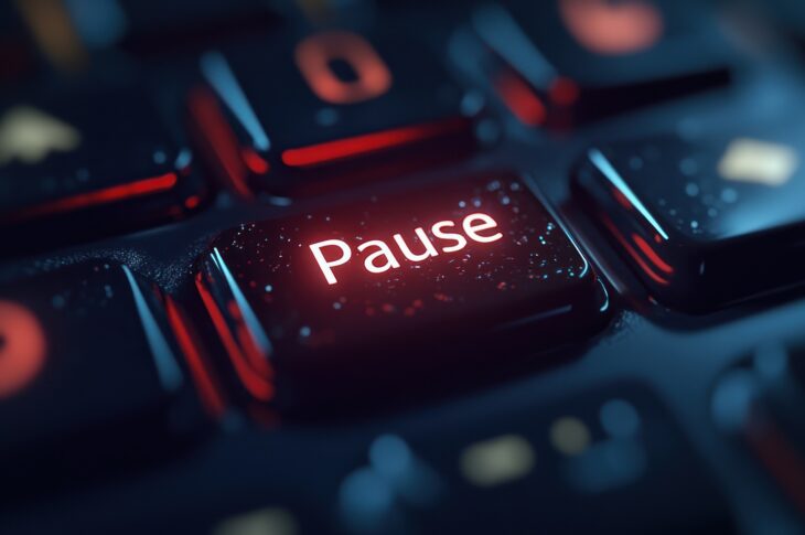 Pause-Taste auf Gaming-Tastatur | Elfliq