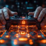 Hände steuern Controller über digitalem Interface | Anwaltskanzlei IT Recht